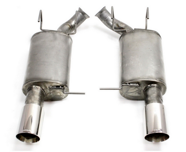 2 3/4" Axle Back Dual Rear Exit, Stainless Steel